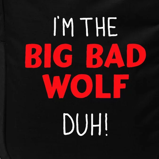 I'm the bad wolf duh costume for DIY halloween party Impact Tech Backpack