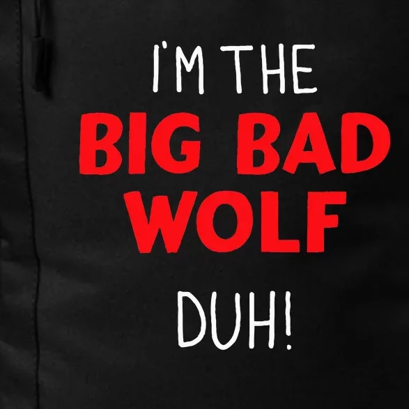 I'm the bad wolf duh costume for DIY halloween party Daily Commute Backpack