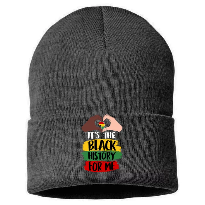 It's The Black History For Me Sustainable Knit Beanie