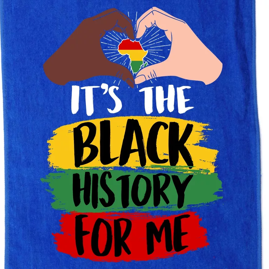 It's The Black History For Me Platinum Collection Golf Towel