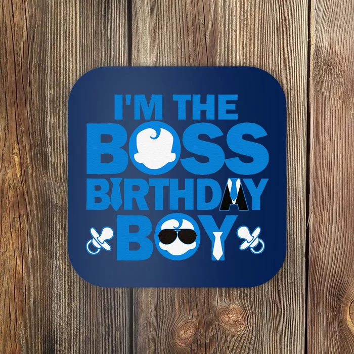 Im The Boss Birthday Baby Family Party Decorations Coaster