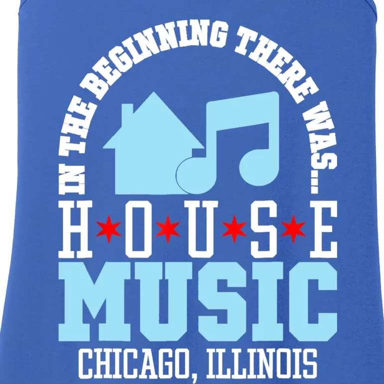 In The Beginning There Was House Chicago House Music DJ Ladies Essential Tank