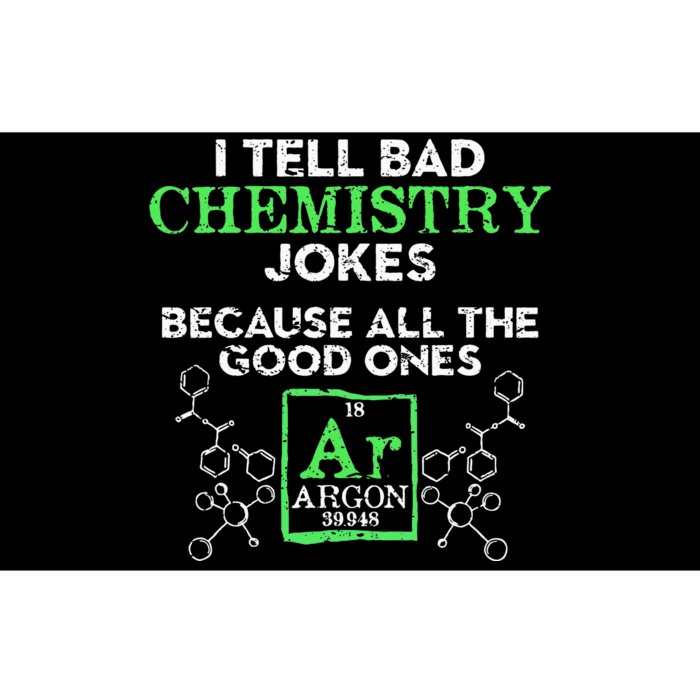 I Tell Bad Jokes Argon Funny Chemistry Joke Bumper Sticker