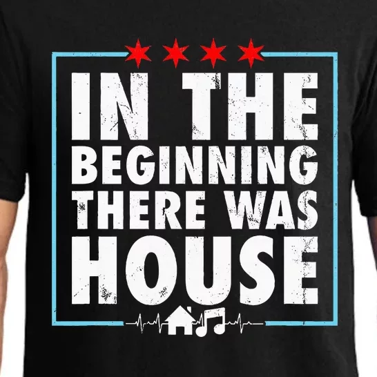 In The Beginning There Was House Music Chicago Edm Retro Pajama Set