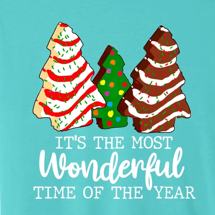 It's The Best Time Of The Year Christmas Quotes Tree Cake Gift ChromaSoft Performance T-Shirt