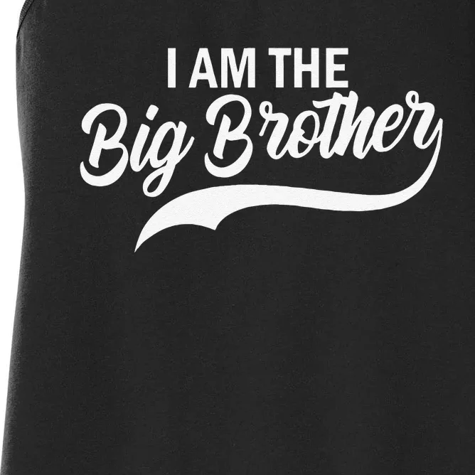 IM The Big Brother Baby Announcement Gift Women's Racerback Tank