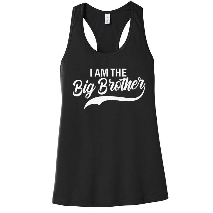 IM The Big Brother Baby Announcement Gift Women's Racerback Tank