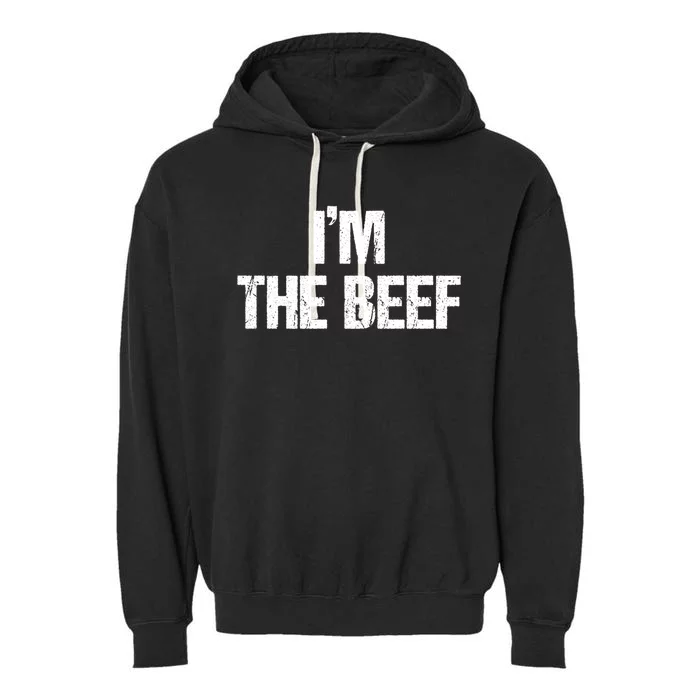 IM The Beef Gift Garment-Dyed Fleece Hoodie