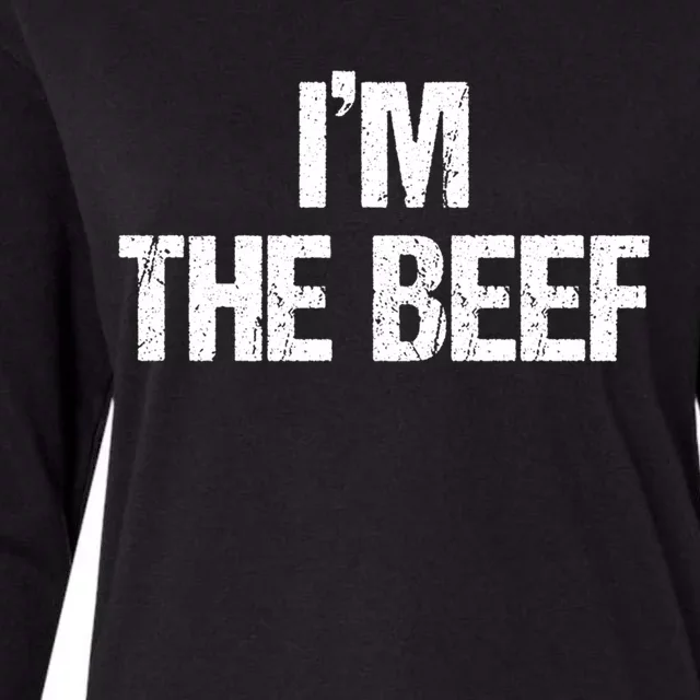 IM The Beef Gift Womens Cotton Relaxed Long Sleeve T-Shirt