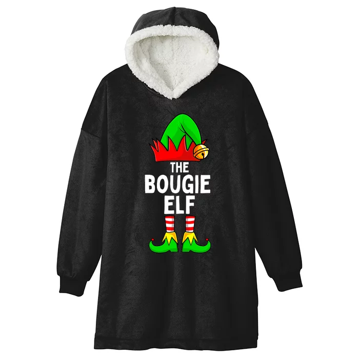 I'm the Bougie Elf Matching Family Pajamas Christmas Gift Hooded Wearable Blanket