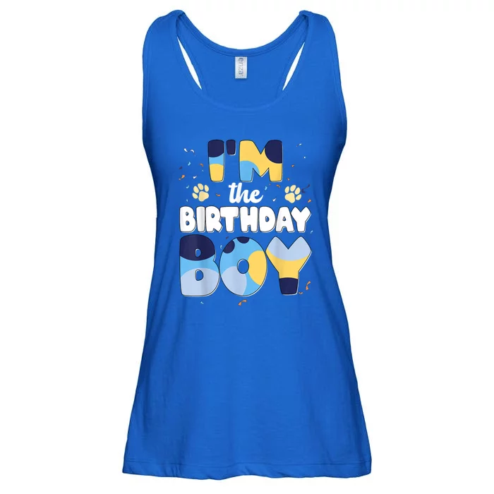 Im The Birthday Boy Dog Family Matching Gift Ladies Essential Flowy Tank