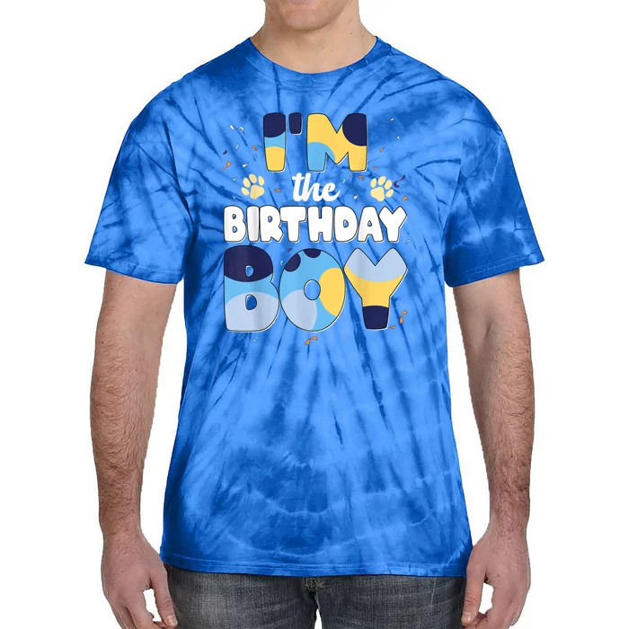 Im The Birthday Boy Dog Family Matching Gift Tie-Dye T-Shirt