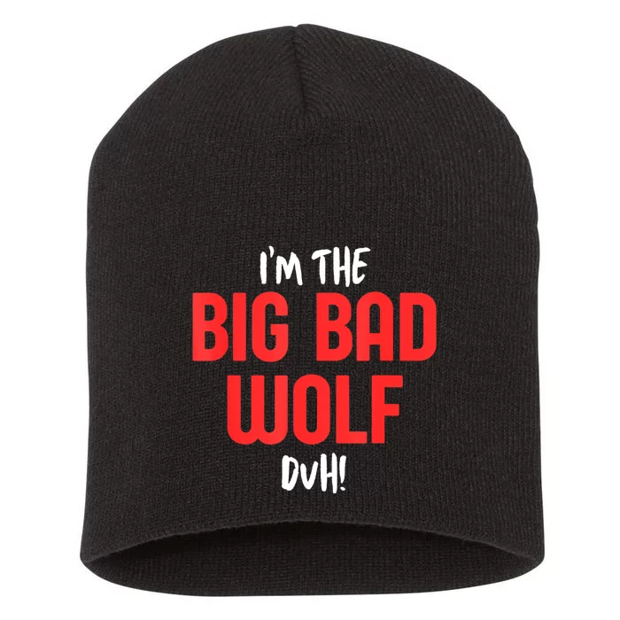 IM The Bad Wolf Duh Costume For Diy Halloween Party Short Acrylic Beanie