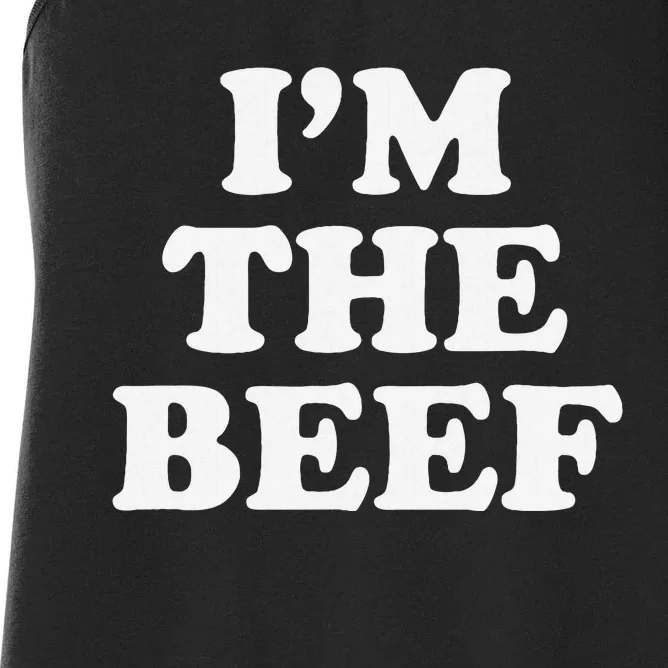 IM The Beef Women's Racerback Tank