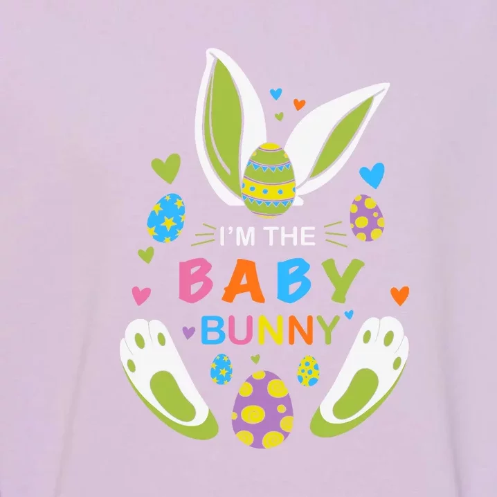 I’m The Baby Bunny Matching Family Easter Day Gift Garment-Dyed Sweatshirt