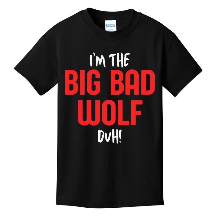 IM The Bad Wolf Duh For Diy Halloween Party Kids T-Shirt