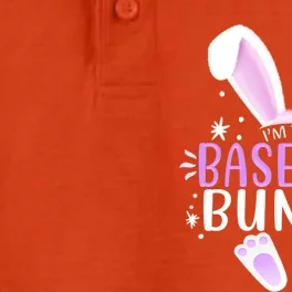 I'm The Baseball Bunny Easter Day Rabbit Family Matching Gift Dry Zone Grid Performance Polo