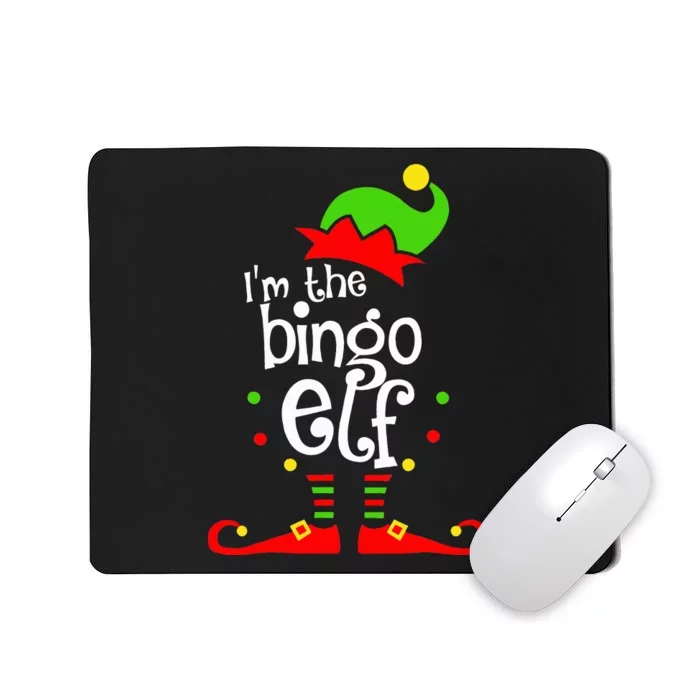 I'm The Bingo Elf Xmas Family Friend Christmas Present Mousepad