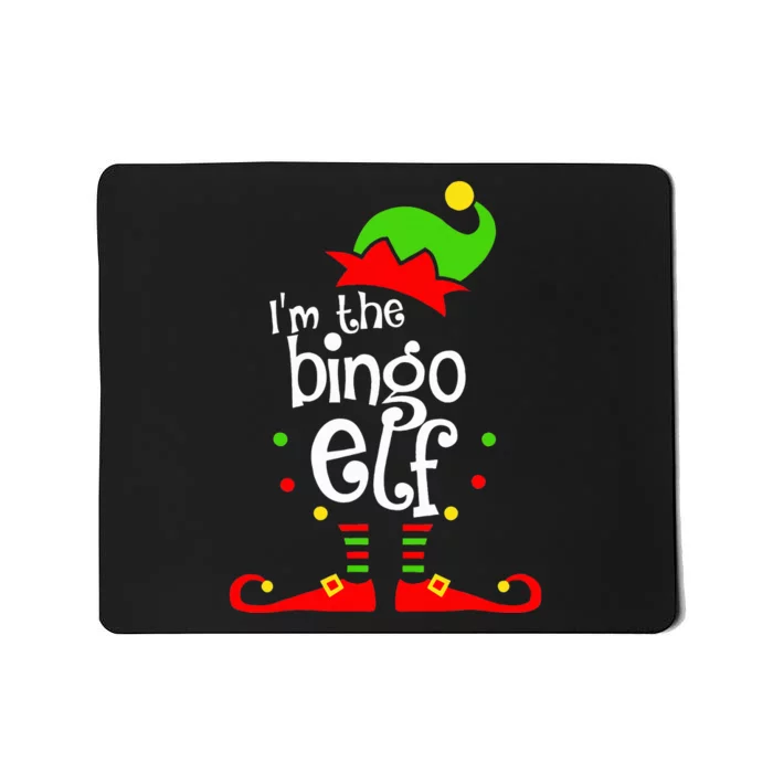 I'm The Bingo Elf Xmas Family Friend Christmas Present Mousepad