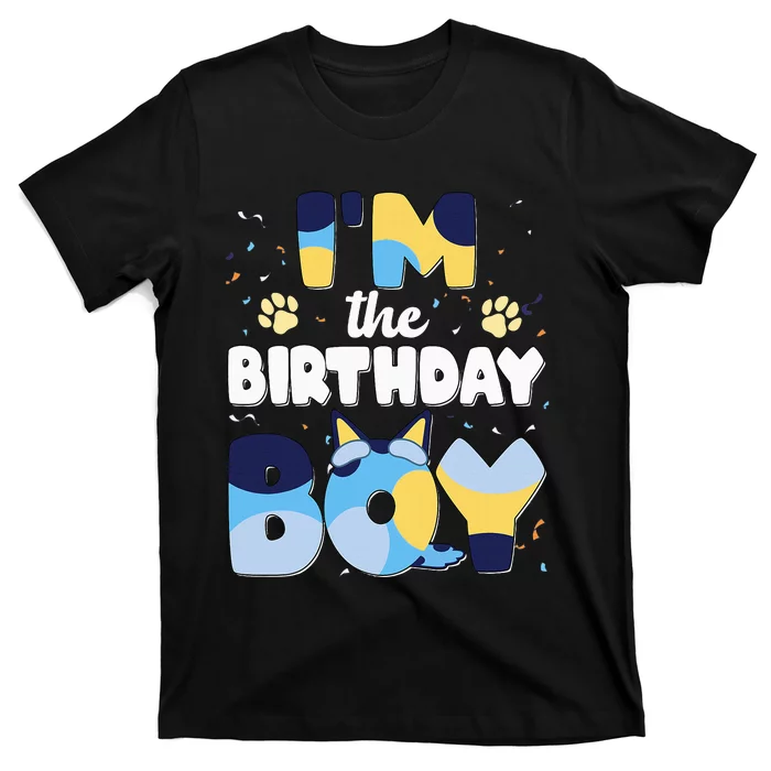 Im The Birthday Boy Dog Family Matching T-Shirt