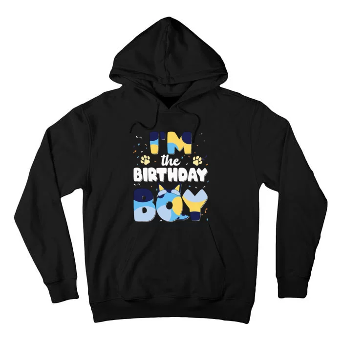 Im The Birthday Boy Dog Family Matching Tall Hoodie