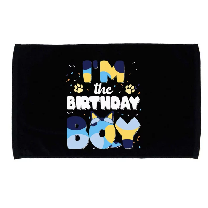 Im The Birthday Boy Dog Family Matching Microfiber Hand Towel