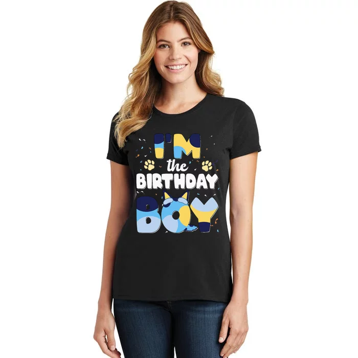 Im The Birthday Boy Dog Family Matching Women's T-Shirt