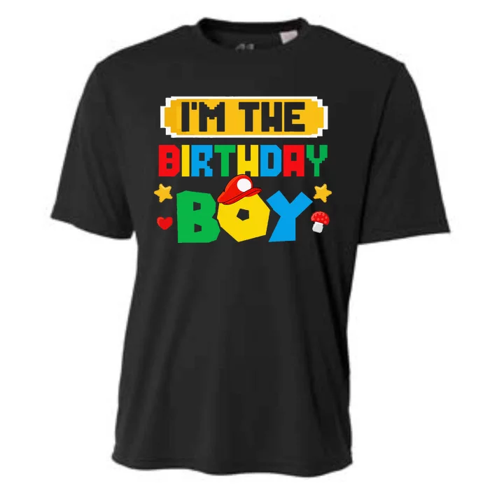 Im The Birthday Boy Game Gaming Family Matching Cooling Performance Crew T-Shirt