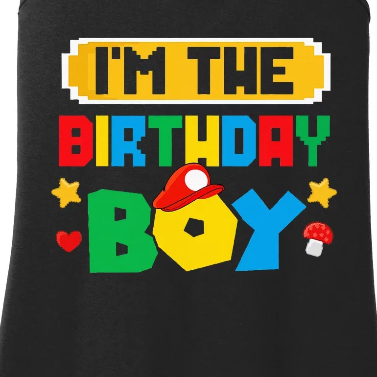 Im The Birthday Boy Game Gaming Family Matching Ladies Essential Tank