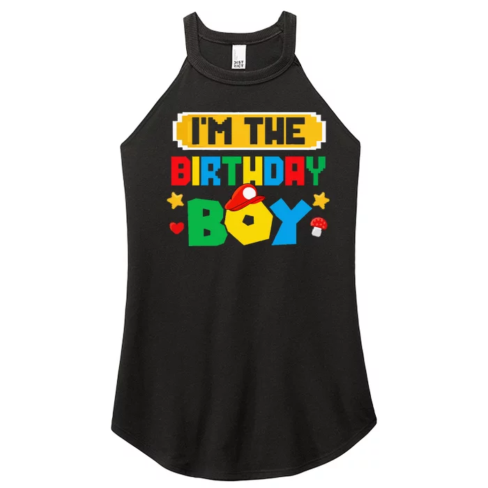 Im The Birthday Boy Game Gaming Family Matching Women’s Perfect Tri Rocker Tank