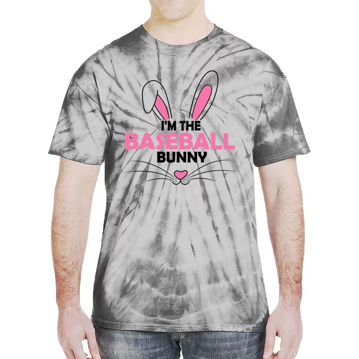 I'm The Baseball Bunny Graphic Cute Easter Day Costume Cute Gift Tie-Dye T-Shirt