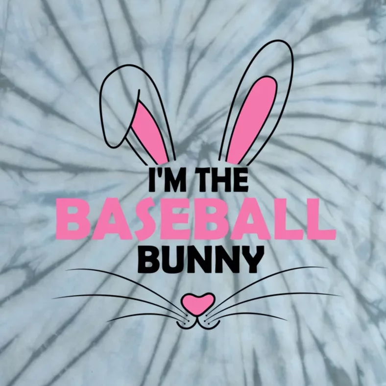 I'm The Baseball Bunny Graphic Cute Easter Day Costume Cute Gift Tie-Dye T-Shirt