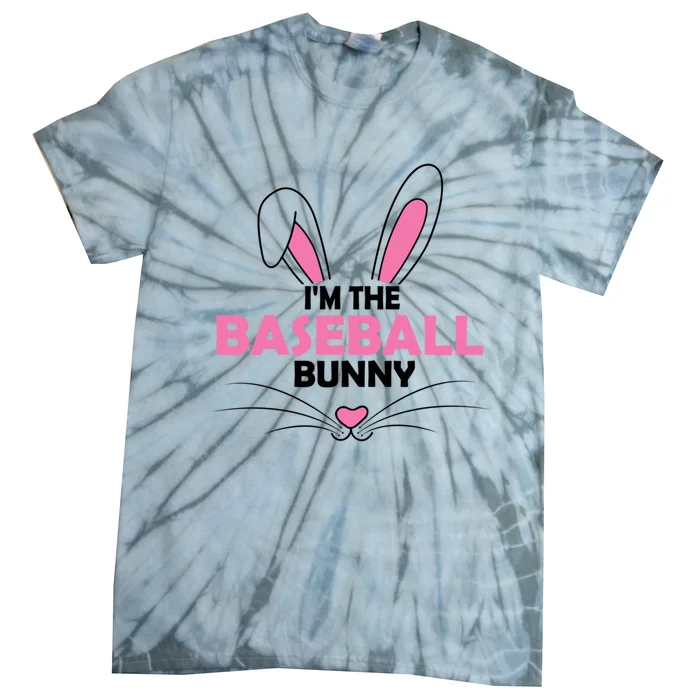 I'm The Baseball Bunny Graphic Cute Easter Day Costume Cute Gift Tie-Dye T-Shirt