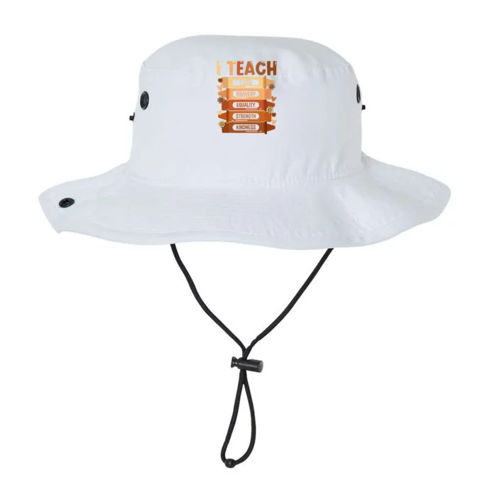 I Teach Black History Month Melanin Afro Teacher Juneteenth Legacy Cool Fit Booney Bucket Hat