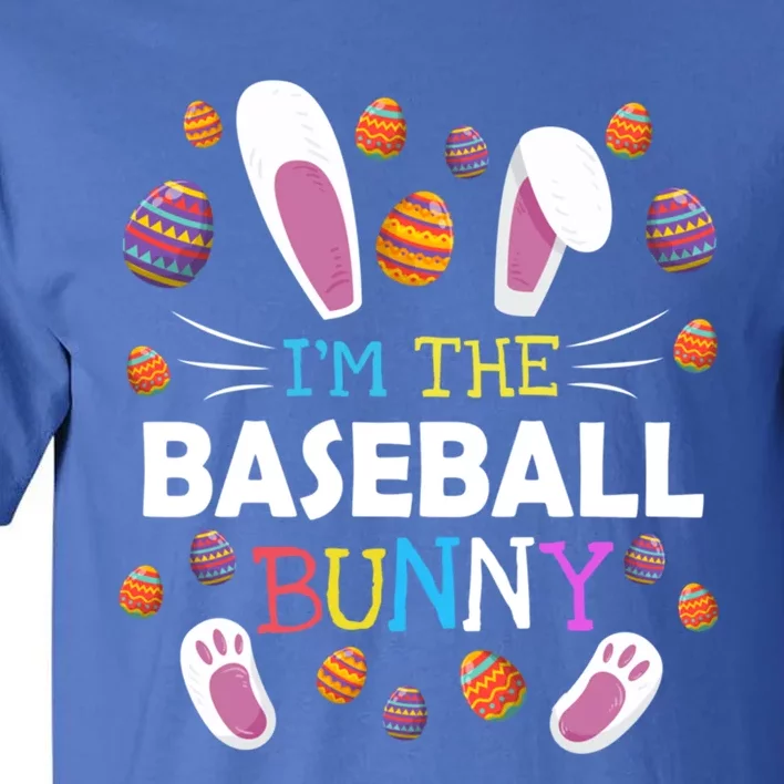 I'm The Baseball Bunny Matching Family Funny Easter Costume Funny Gift Tall T-Shirt