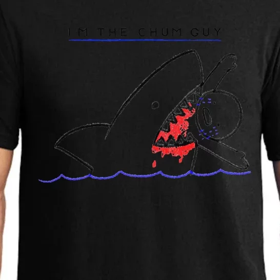 I’m The Chum Guy Funny Shark Fishing Pajama Set