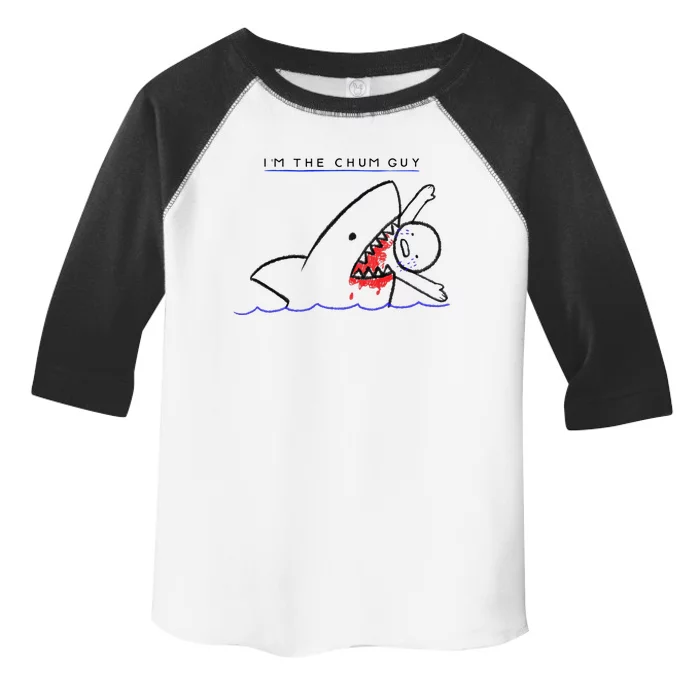 I’m The Chum Guy Funny Shark Fishing Toddler Fine Jersey T-Shirt