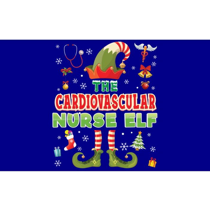 Im The Cardiovascular Nurse Elf Christmas Suit Sweater Ugly Gift Bumper Sticker