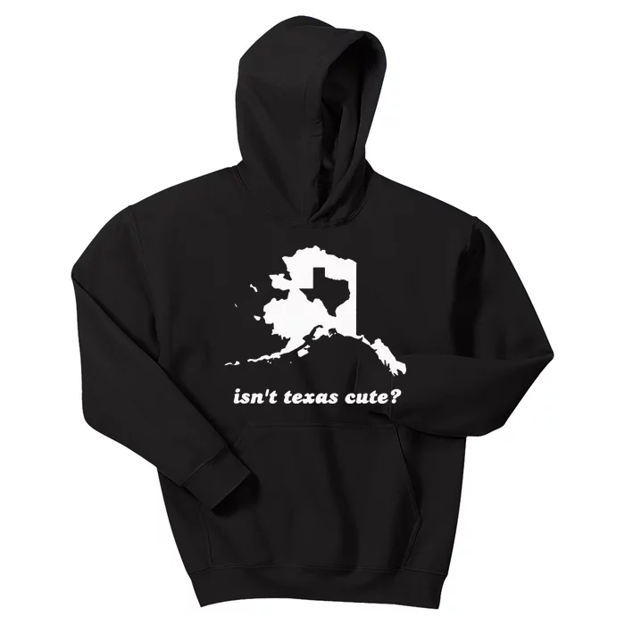 IsnT Texas Cute Outline Fits In Alaska Kids Hoodie