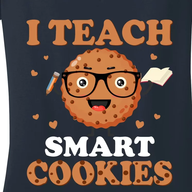 I Teach Cookies Women's V-Neck T-Shirt