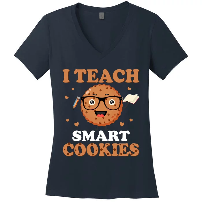 I Teach Cookies Women's V-Neck T-Shirt