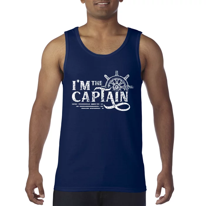 I'm The Captain Skipper Lover Ship Boat Owner Tank Top