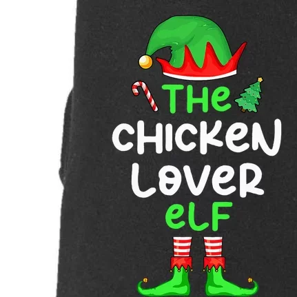 I'm The Chicken Lover Elf Xmas Matching Pajama Doggie 3-End Fleece Hoodie