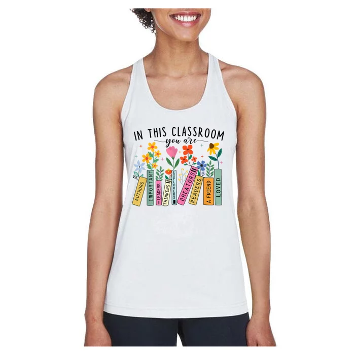 In This Classroom You Are Back To School 2024 Women's Racerback Tank