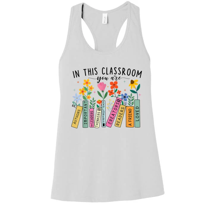 In This Classroom You Are Back To School 2024 Women's Racerback Tank