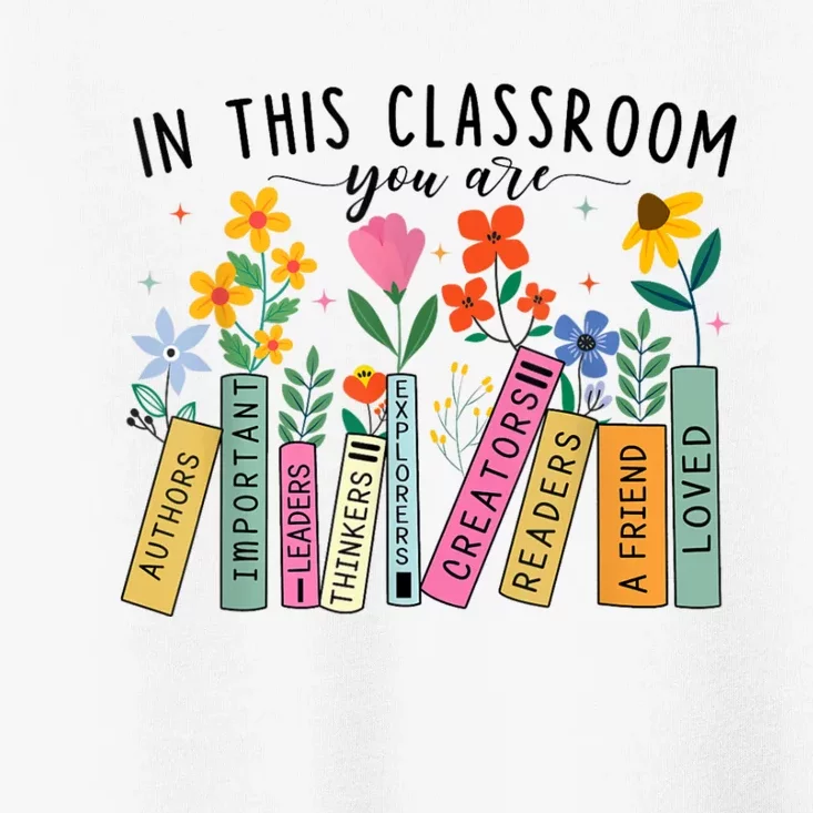 In This Classroom You Are Back To School 2024 Toddler T-Shirt