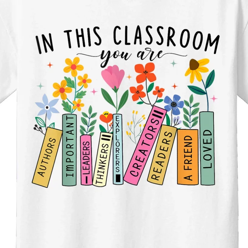 In This Classroom You Are Back To School 2024 Kids T-Shirt