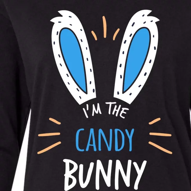 I'm The Candy Bunny Ears Sweets Easter Sunday Gift Womens Cotton Relaxed Long Sleeve T-Shirt