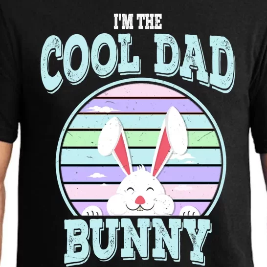 I'm The Cool Dad Bunny Matching Family Easter Sunday Gift Pajama Set