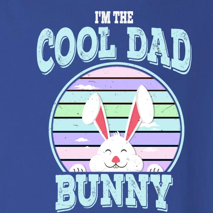 I'm The Cool Dad Bunny Matching Family Easter Sunday Gift Toddler Long Sleeve Shirt